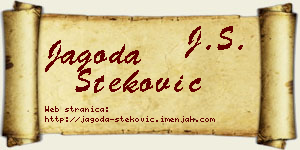 Jagoda Steković vizit kartica